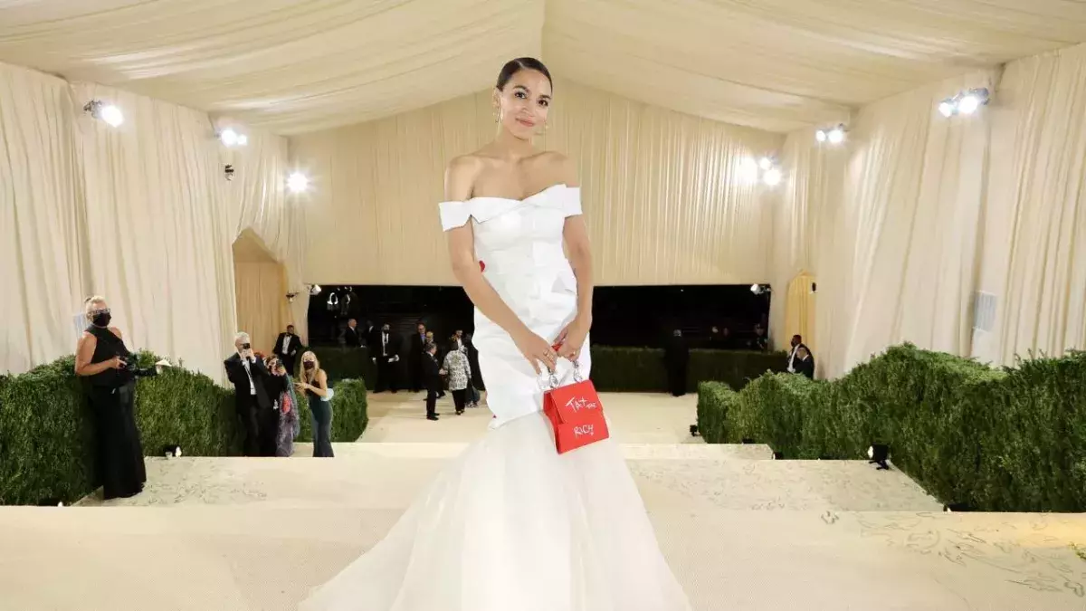 AOC: No! There's nothing hypocritical about AOC wearing a 'tax the rich' dress at the Met gala