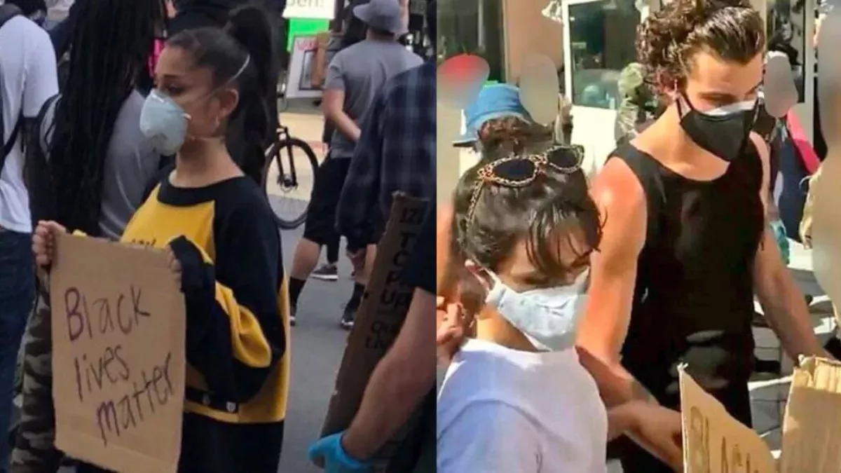 Ariana Grande, Shawn Mendes and Camilla Cabello