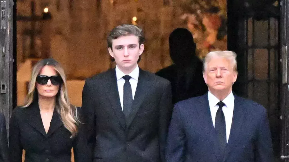 Barron Trump 6-foot 9-inches