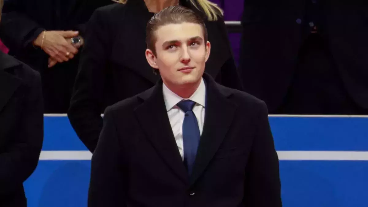 Barron Trump connect with peers