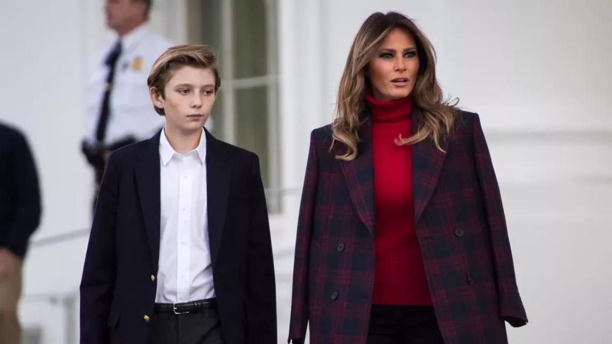 Barron Trump Melania 