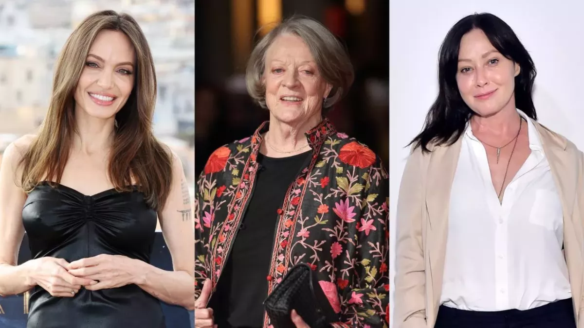 Celebrities Breast Cancer Angelina Jolie Kathy Bates Christina Applegate Dame Maggie Smith Shannen Doherty Wanda Sykes Jane Fonda