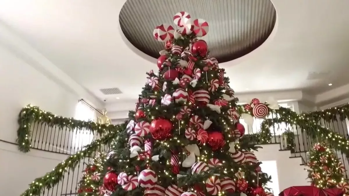 Celebrities' Christmas trees