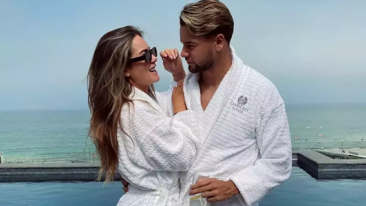 Chris Hughes and girlfriend Annabel Dimmock