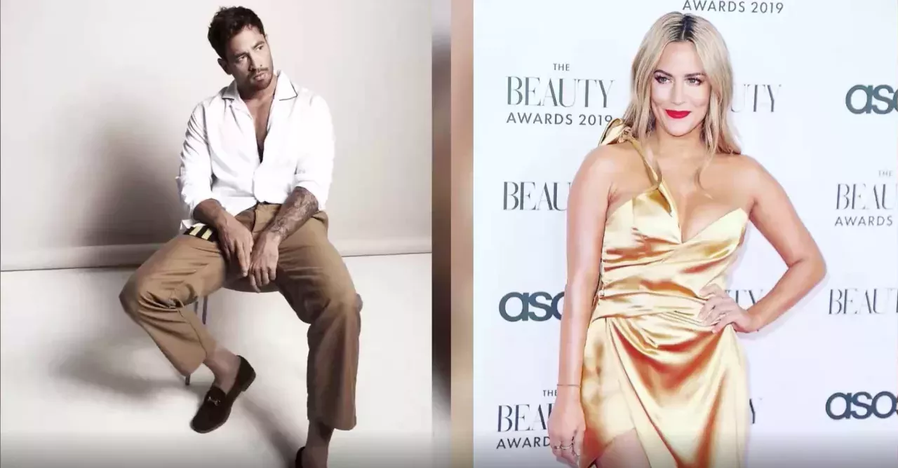 Danny Cipriani and Caroline Flack