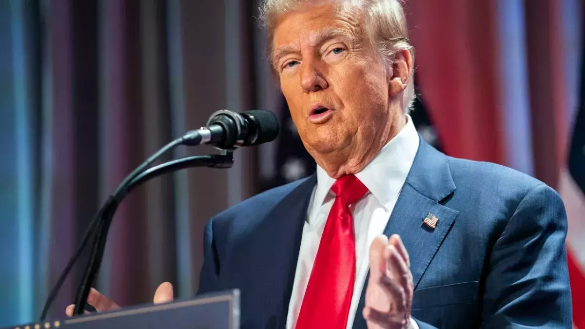 Donald Trump granddaughter Kai goes viral TikTok dance private jet YMCA