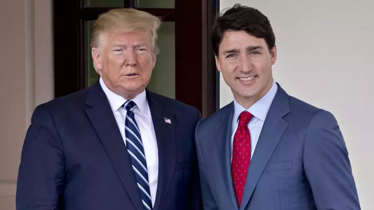 Donald Trump Justin Trudeau Canada