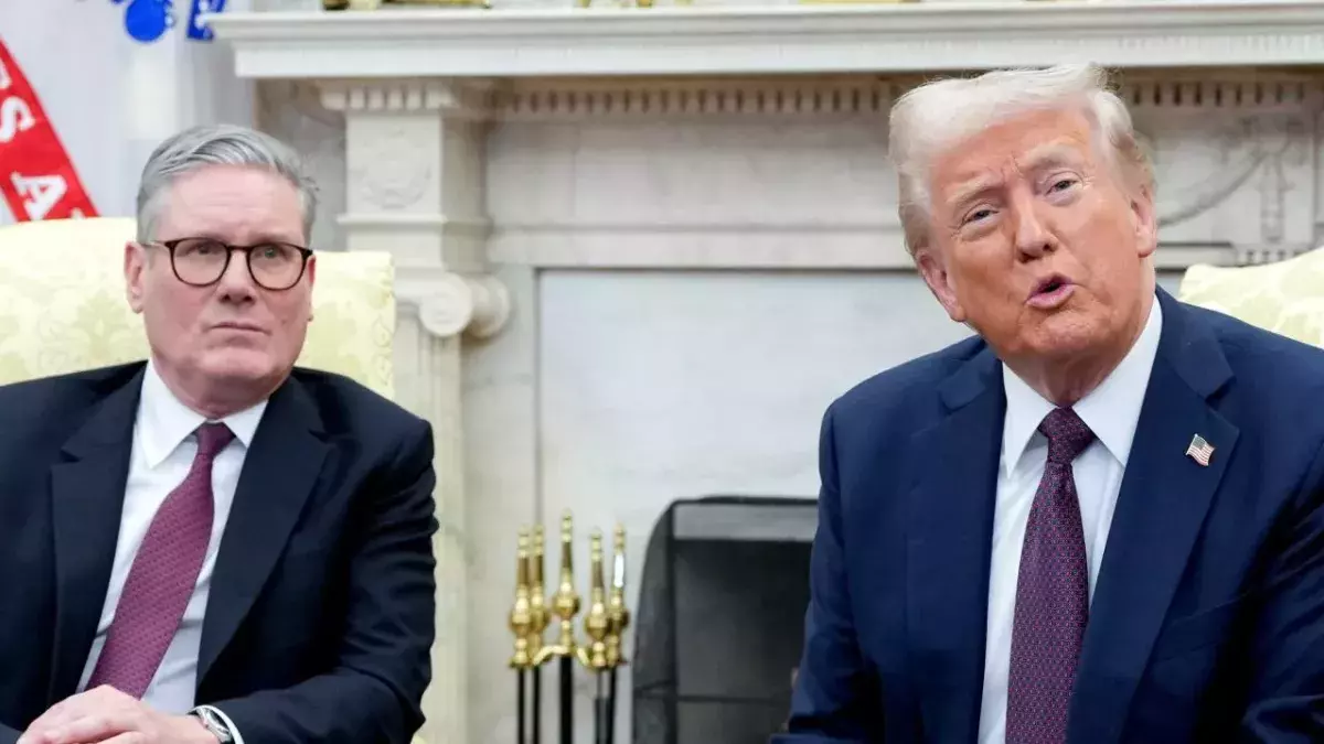 Donald Trump's remark on Keir Starmer's wife and letter from King Charles