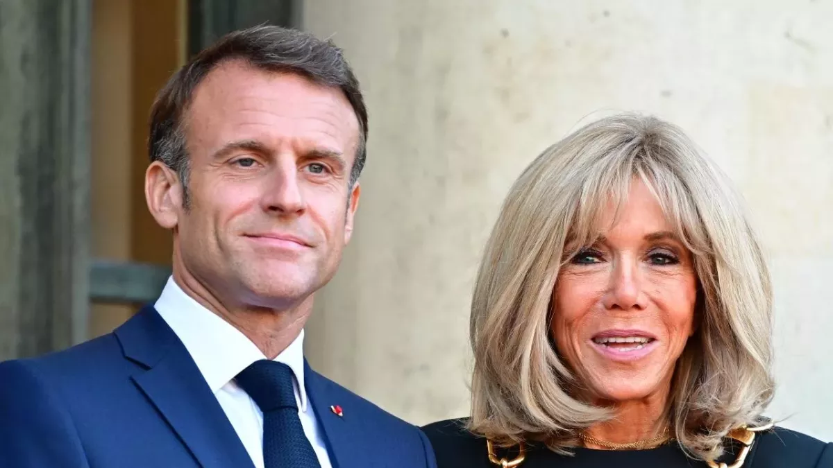 Emmanuel Macron French president children wife Brigitte reason