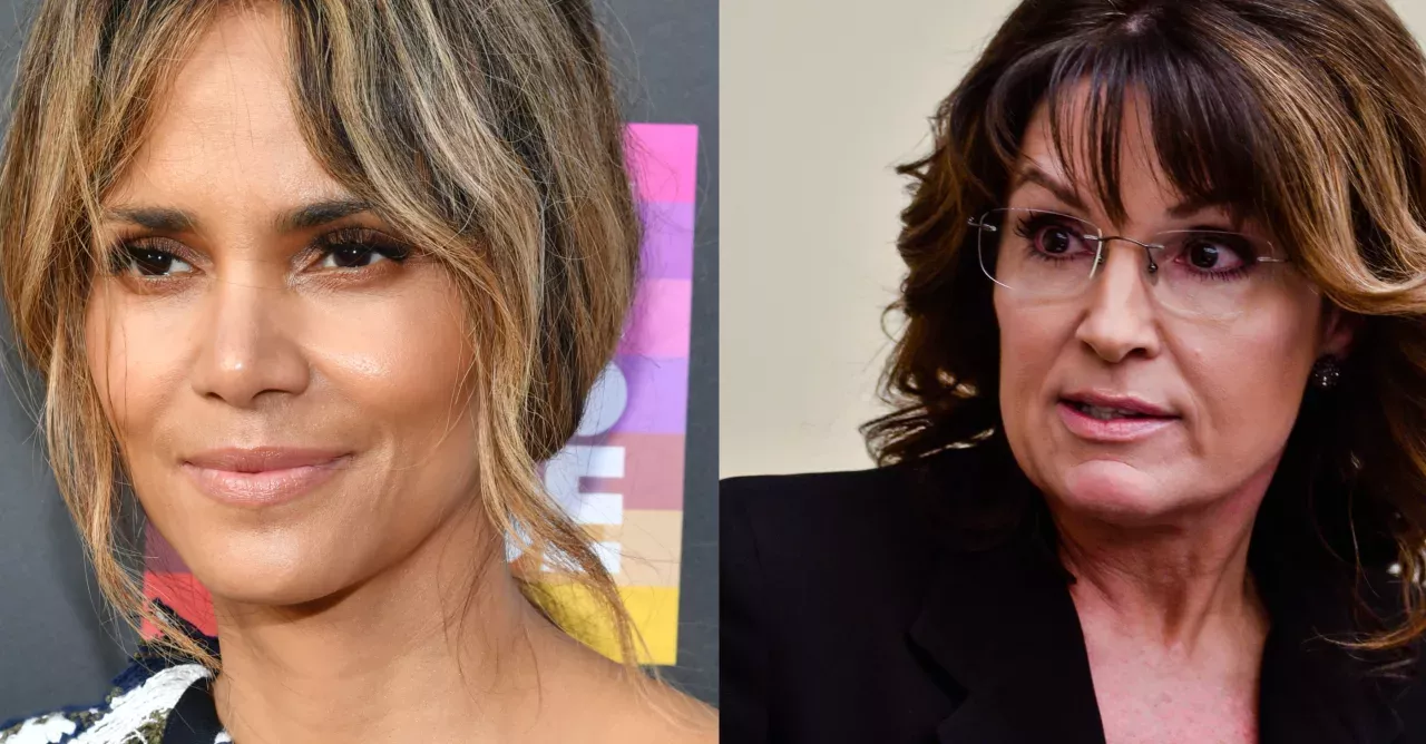 Halle Berry may be related to Sarah Palin but don't expect them see them together at any family gatherings