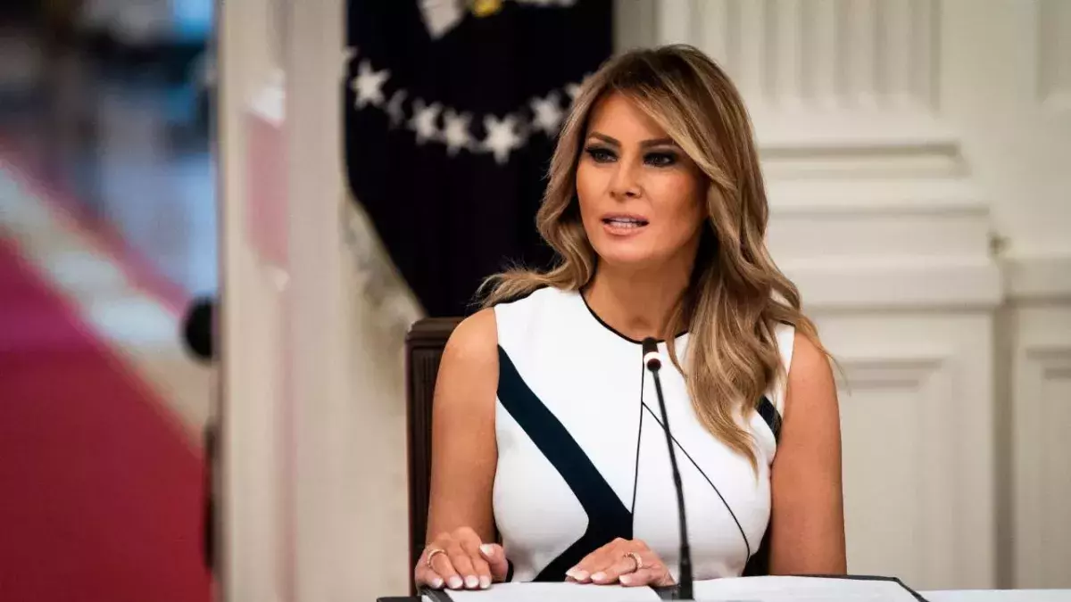 JD Vance Melania Trump hair