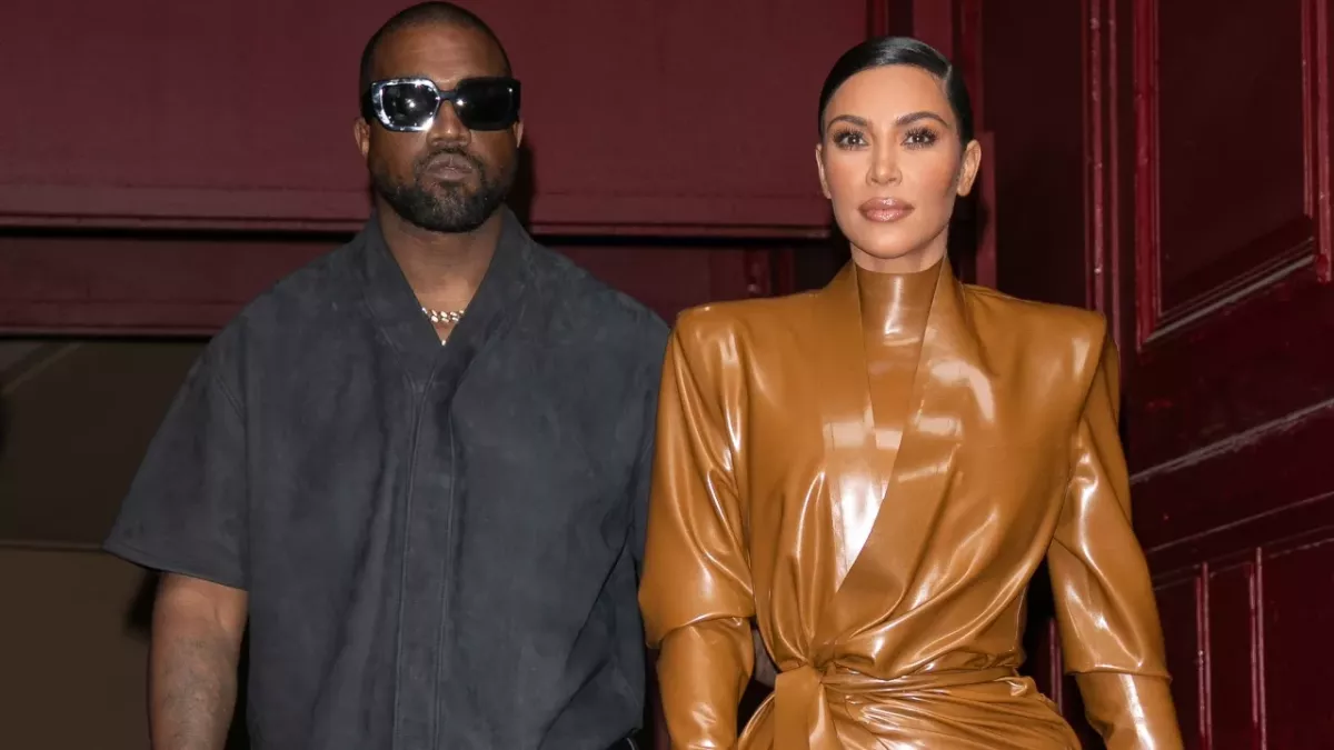 KIm and Kanye in happier times