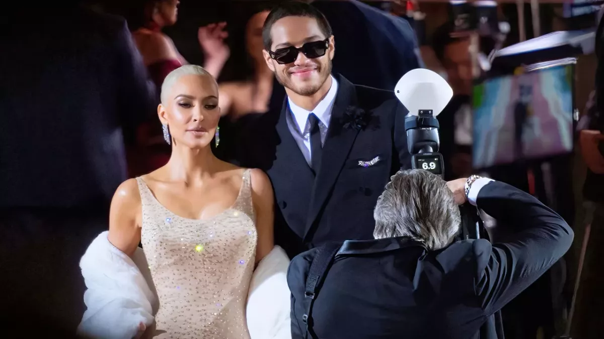 Kim Kardashian and Pete Davidson, formerly known as Kete, in happier days