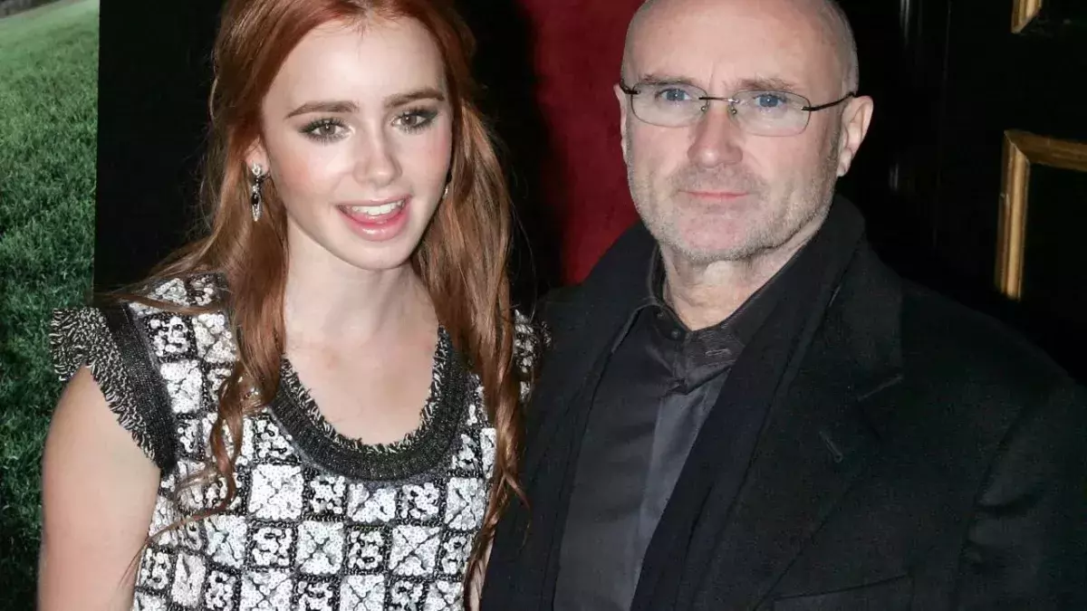 Phil Collins Lily Collins marriages divorce 
