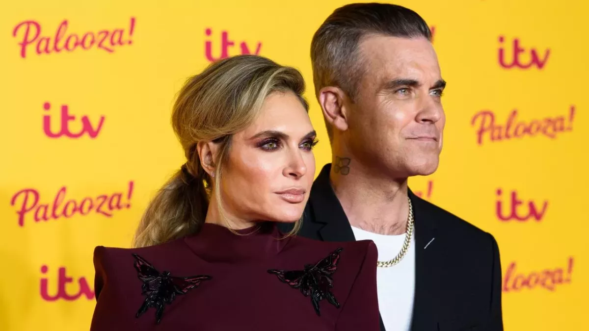 Robbie Williams and Ayda Field