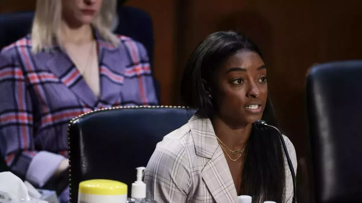 Simone Biles: Athlete calls out the FBI for mishandling of the Larry Nassar sex abuse case