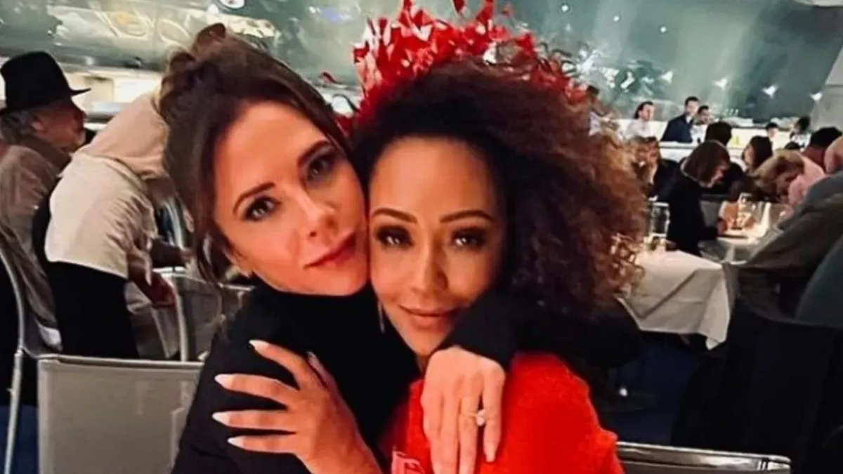 Spice Girls: Mini reunion as Victoria Beckham and Mel B celebrate her MBE