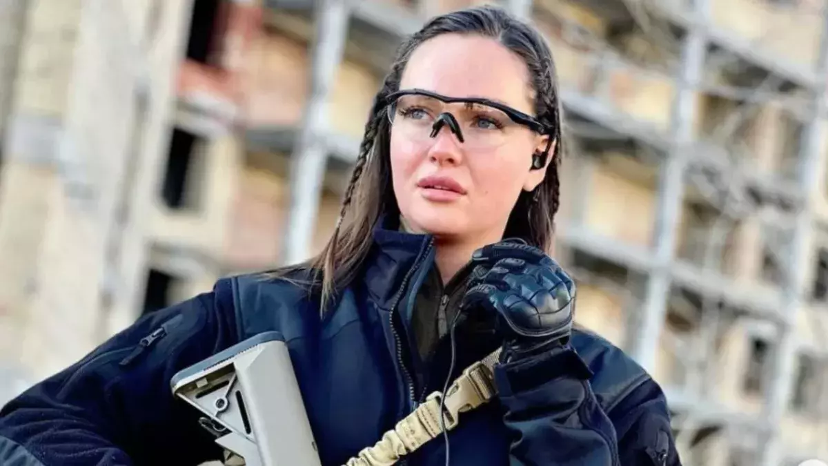 War in Ukraine: Former Miss Ukraine ready to fight 