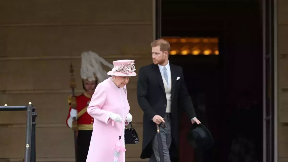 Harry and the Queen