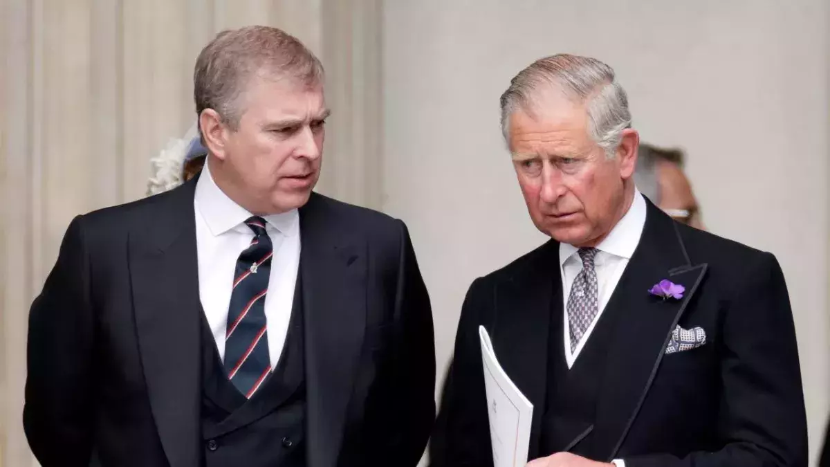 Prince Charles and Prince Andrew