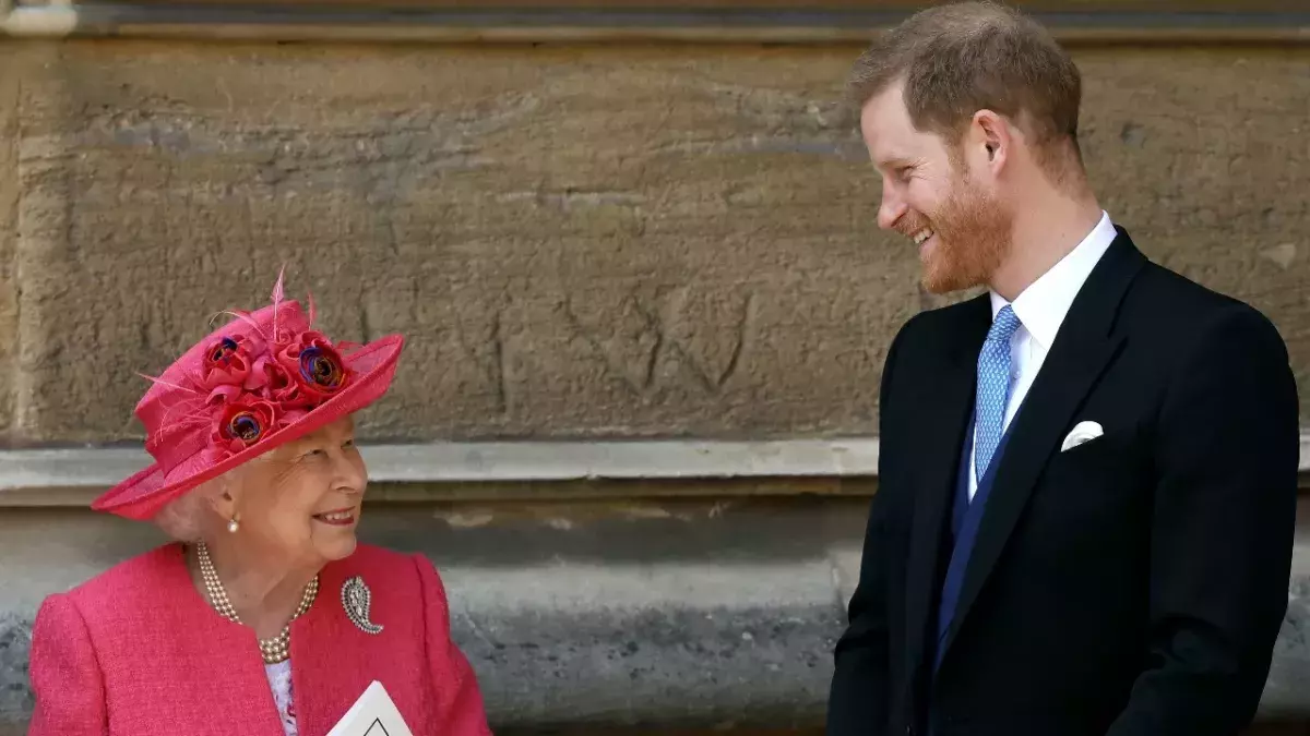 Prince Harry and the Queen