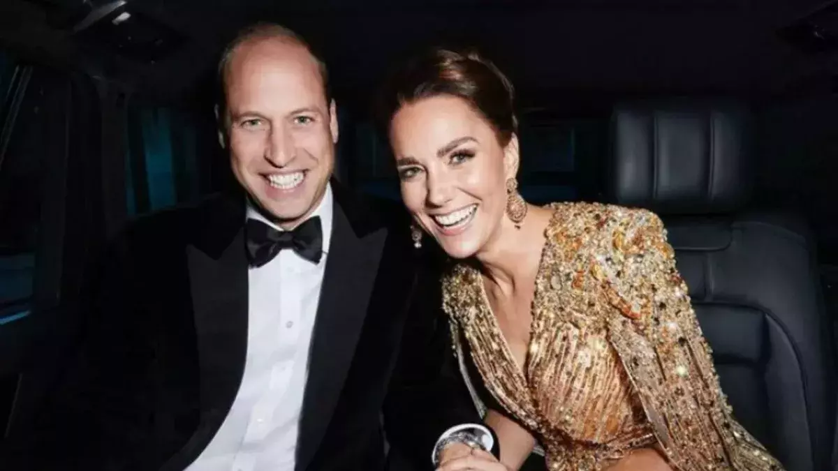 Prince William and Kate Middleton posted an adorable photo with a new year message