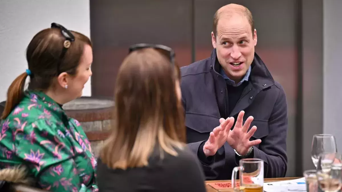 Prince william caught flirting with another woman