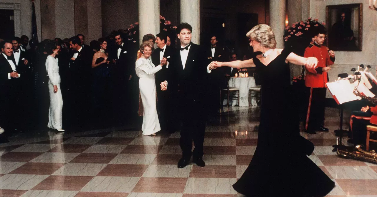 Princess Diana and John Travolta