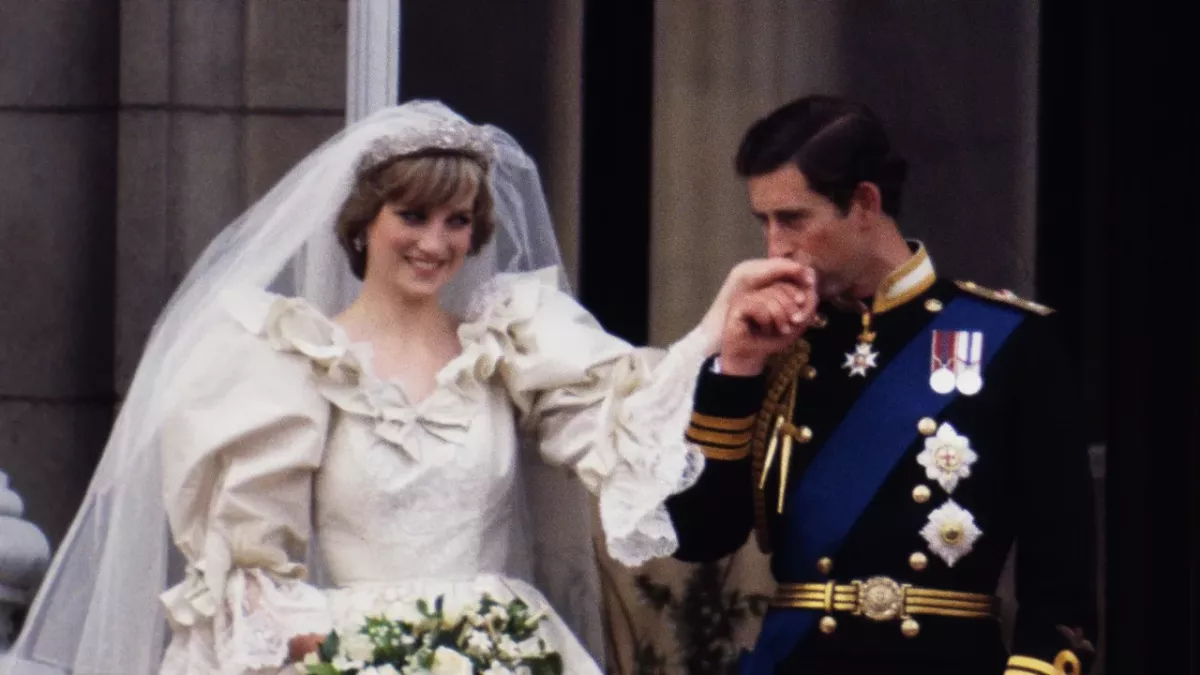 Princess Diana second wedding dress