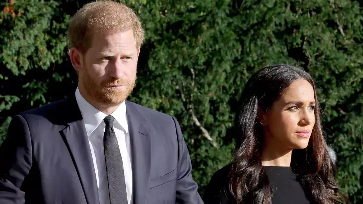 Prrince Harry Meghan Prince Philip funeral