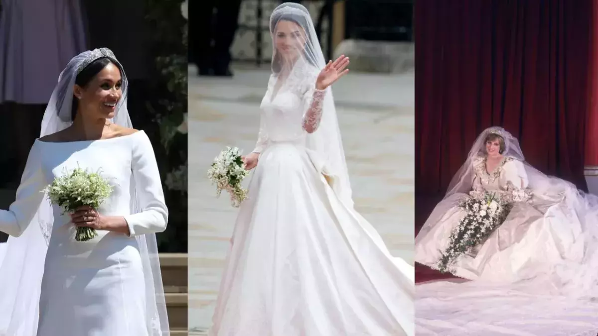 These are the most popular wedding dresses from the royal family