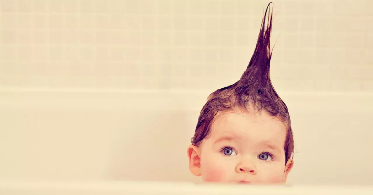 This dad shaved his baby's hair when mum wasn't looking