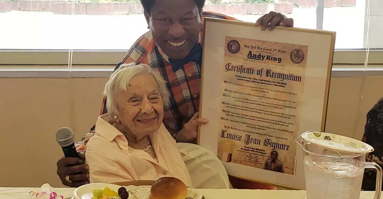 Louise Signore is 107 years old!
