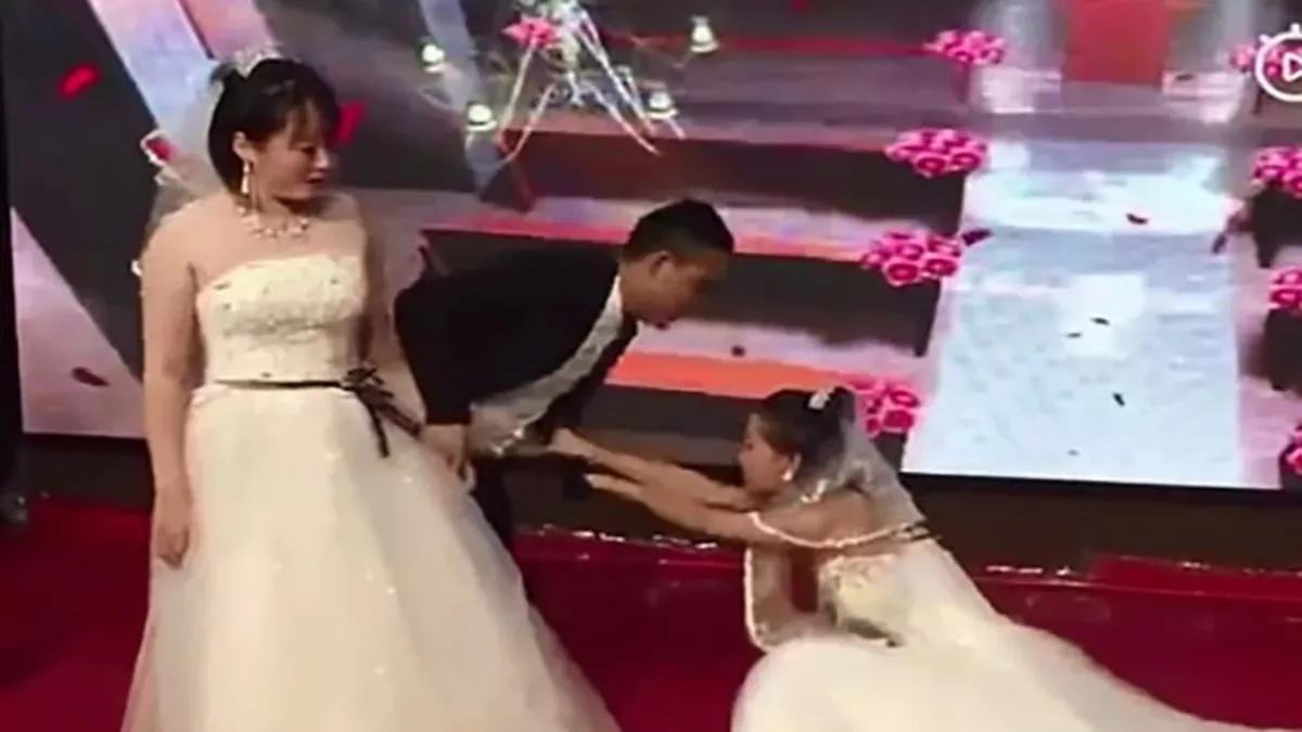 She Interrupts Her Ex-Boyfriend’s Wedding In Her Own Wedding Dress