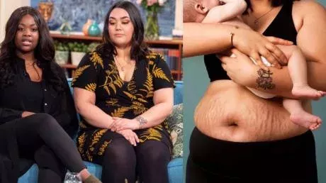 These mothers aren't afraid to show their post-pregnancy bodies.