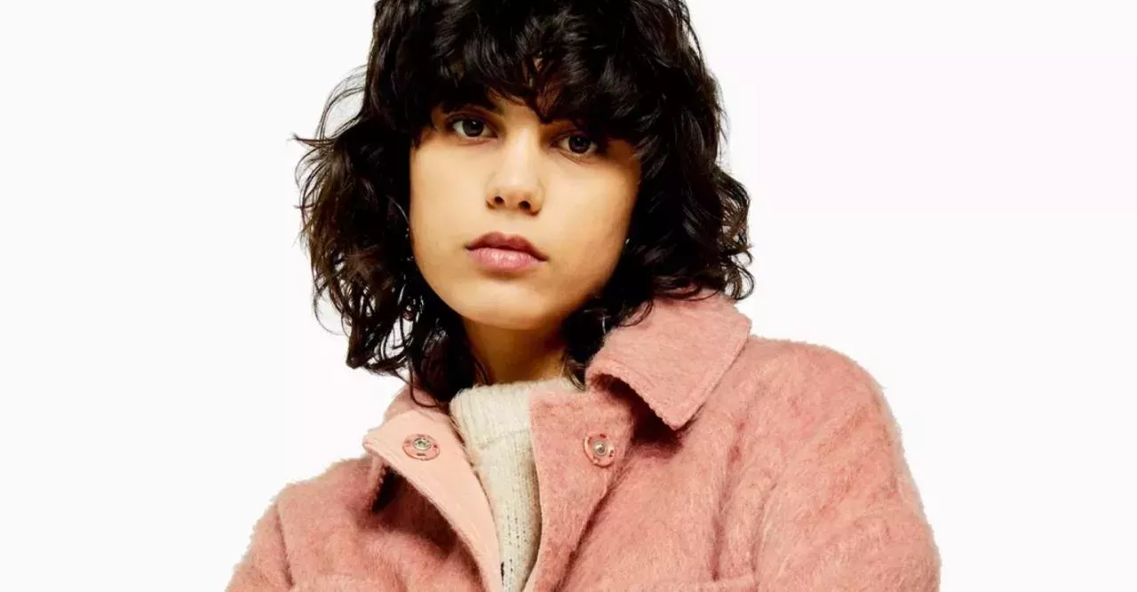 This Pink Brushed Jacket From Top Shop Is The Item You Absolutely Need This Winter