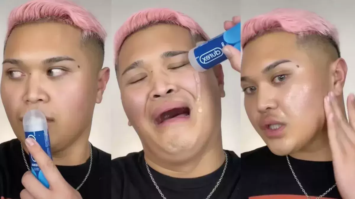 TikTok: Hop on the trend and use lube as primer and nose blush