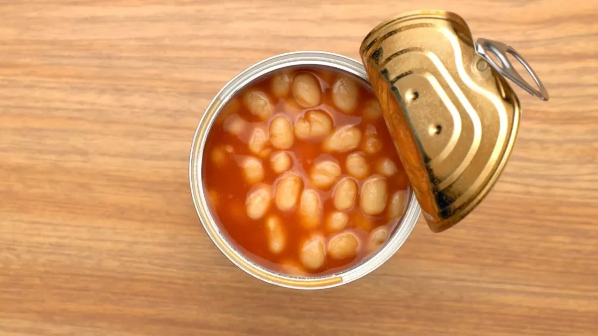 Aldi customer in horror after finding something unusual in her baked beans: ' Is that a snake...'