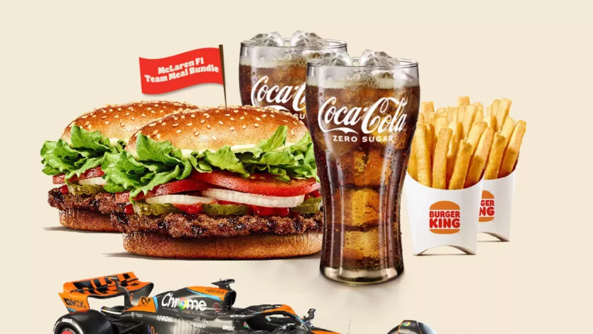 Burger King and Coca-Cola unveils a brand new formula in an exciting partnership with McLaren