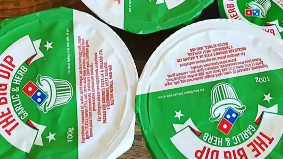 Domino's Garlic and Herb Big Dip has more calories than two McDonald's cheeseburgers 