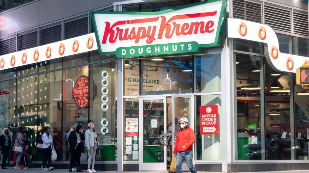 Krispy Kreme faces hefty fine after customer finds piece of metal inside doughnut