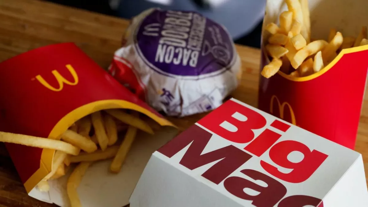 McDonald's customer McChicken Burger metal rod