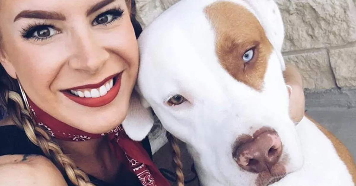 Woman with a dog