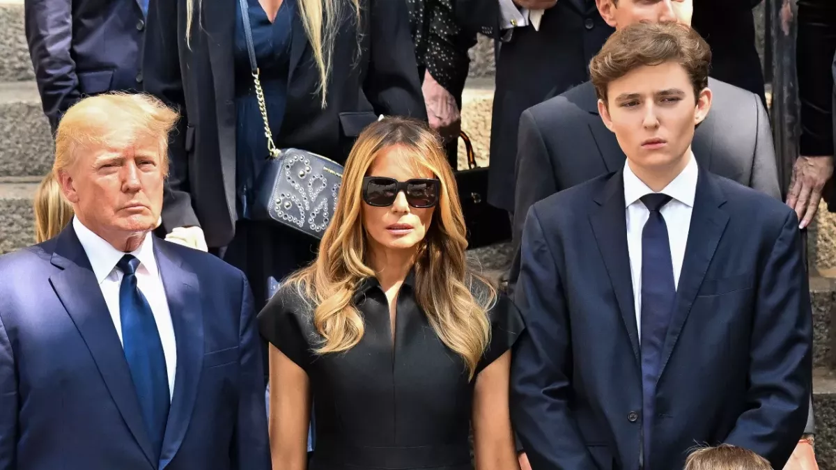 Barron Trump’s behaviour with Melania and Donald Trump