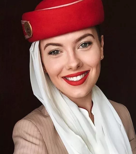 Brigita Jagelaviciute flight attendant for Emirates. @imbrigita