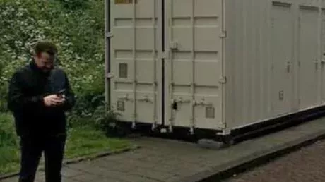 This British football fan's AIrbnb rental turned out to be a container.