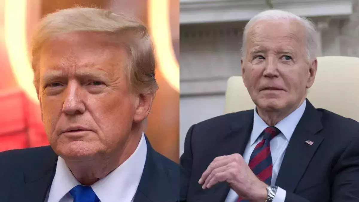 Donald Trump leaked golf buggy video 'Biden has quit the race' claims 