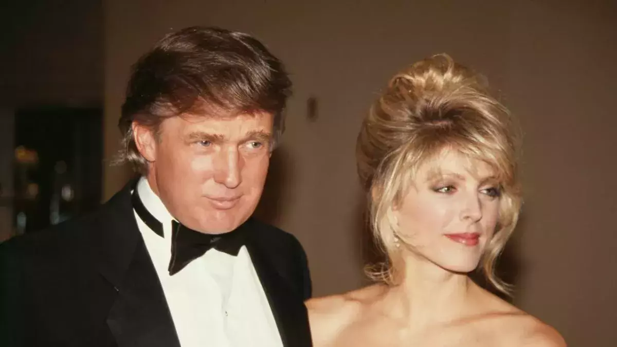Donald Trump Marla Maples divorce terms divorce settlement current support for reelection
