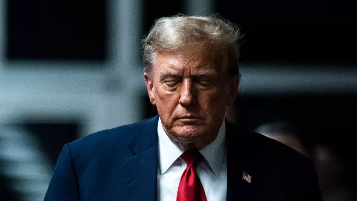 Donald Trump seemingly fell asleep