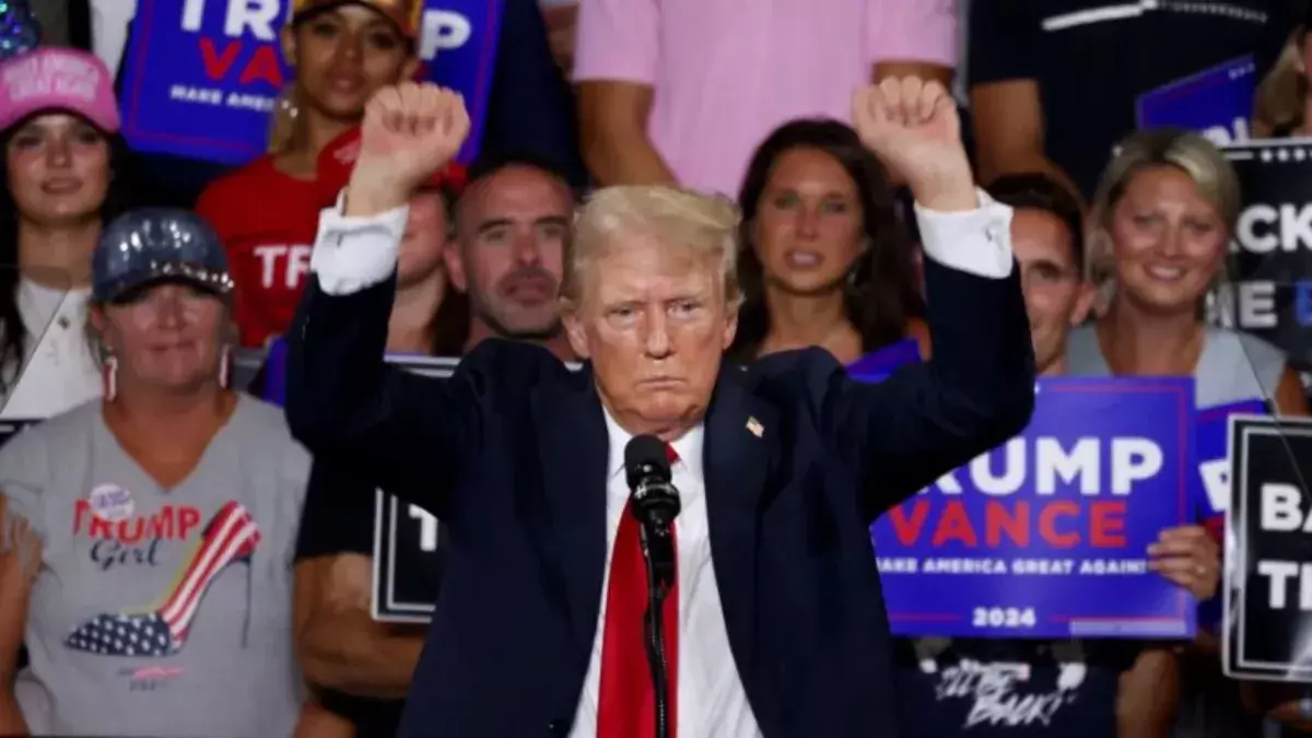 Donald Trump supporters vote last time ever abolish elections USA presidential campaign